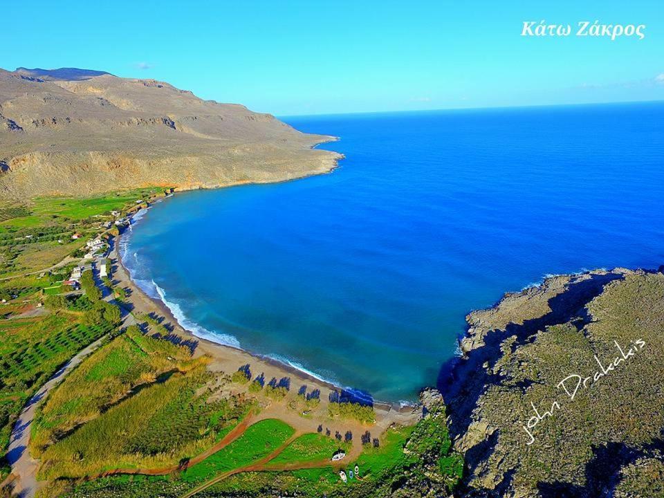 Villa Sea View Mesa Mpanta Káto Zákros Kültér fotó